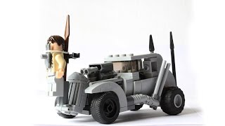 Building the Nux's car from Mad Max with Lego