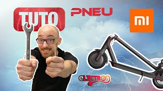 pneu xiaomi m365 M365PRO demontage changer reparation crevaison renforce cst technique