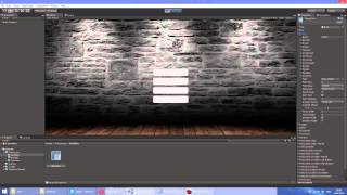 Unity3D - Урок 2.3 - Создание меню, изменяем кнопки