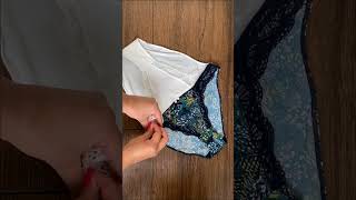 RECICLAR ROPA, HACER TOP SIN MÁQUINA - DIY CLOTHING HACKS - #Shorts