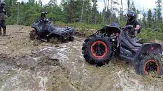 Who will break first? Polaris Sportsman xp1000 High Lifter, Can Am Renegade Xmr1000r