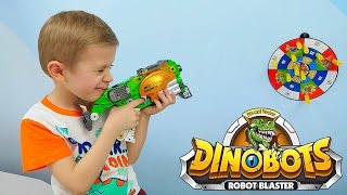 ДиноБот Трансформер - Стегозавр который трансформируется в Бластер. Игрушки DINOBOTS