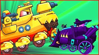 ПОСЛЕДНИЙ БОСС car eats car 3  хищные машинки от Фаника .для детей.