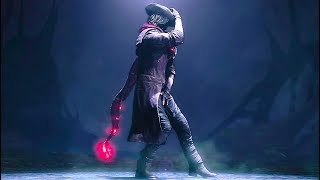 Devil May Cry 5 Dante Funny Scene (Moonwalk Dance & Bruce Lee Nunchucks)