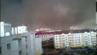 Песчаная буря в Солигорске | Horrible Dust storm in Soligorsk 13.04.15
