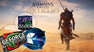 Assassin's Creed: Origins | i5 8600k | GTX 1050 Ti 4 GB | FPS graph