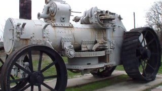 Немецкий стальной монстр. Паровой трактор DAMPF PFLUG FABRIK 1890 года.