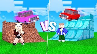 NOOB SPRUNGSCHANZE VS. PRO SPRUNGSCHANZE!