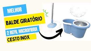 Spin Mop 360 Inox Balde Mágico Giratório