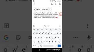 TÜRKİYE DEPREM ELAZIĞ DEPREM !!!!!