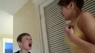 Girl has hiccups while obnoxious child yells