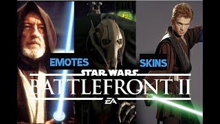 Clone Wars DLC Customisation! Battlefront 2 Skins and Emotes Ideas