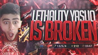 Yassuo | LETHALITY YASUO IS BROKEN?!? NEW YASUO BUILD?!?