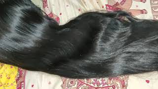 long hair play. Open long hair beauty.
