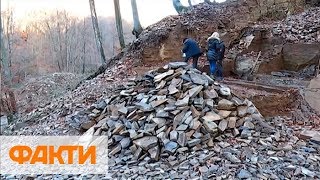 Под носом у власти. На Закарпатье не прекращается добыча андезита