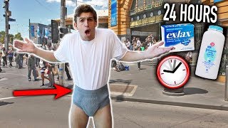 I SPENT 24 HOURS STRAIGHT IN A DIAPER - CHALLENGE