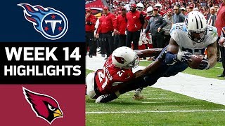 Titans vs. Cardinals | NFL Week 14 Game Highlights
