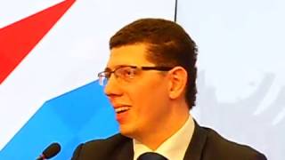 Выступление Замгендир по развитию АО "Роскосмсистемы" Евгений Нестеров