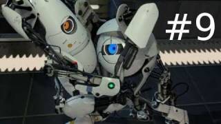 Portal 2 Co-op Walkthrough with Sp00n Part 9: Trouble with Bridges