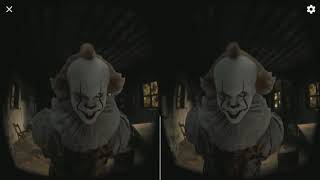 Escape Pennywise VR Google Cardboard 3D SBS Virtual Reality Video