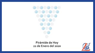 Pirámide del 22 de Enero del 2020 (Pirámide de la suerte, Pirámide del día, Pirámide de Hoy)