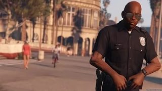 ОБЗОР МОДА В GTA V - Arrest Peds V | Игра за полицейского!