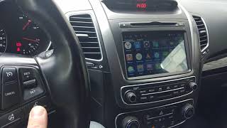 Замена штатной магнитолы на DAYSTAR DS-0029HD для KIA Sorento Prestige