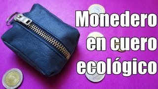 DIY: Monedero en cuero ecológico