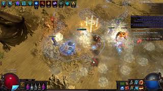 PoE  3.0 FROSTBOLT TOTEM SCION DOING SHAPED DUNES