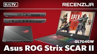 Asus ROG Strix SCAR II GL704GW - Gamerski laptop opremljen s karticom GeForce RTX 2070