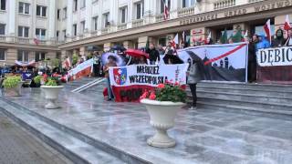PODKARPACIE PRZECIWKO IMIGRANTOM - protest pod urzędem Wojewódzkim w Rzeszowie