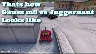 Tanki Online - AENS-299.ft.Mr thunder - Juggernaut Vs NEW Gauss Turret!