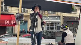 France: Anti-COVID-restrix protesters rally in support of healthcare workers in Paris