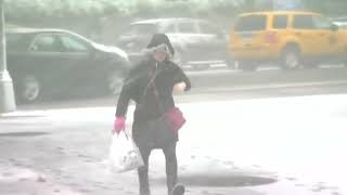 New York turns white as latest winter storm hits US East Coast
