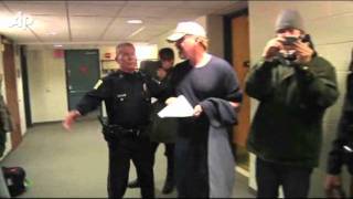 Raw Video: Protesters Disrupt Santorum Event