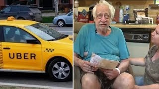 Пожилой ветеран жил один, в ужасных условиях, но поездка с водителем Uber изменила его жизнь