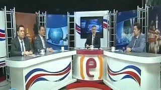 Elazığ'daki deprem anı canlı yayında stüdyoya yansıdı