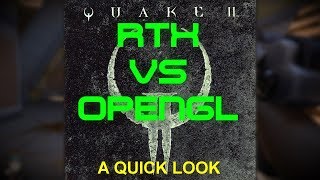 QUAKE 2 RTX vs OPENGL