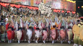 徳島市阿波おどり2014初日南内町演舞場総踊り
