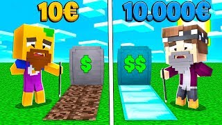 1€ GRAB VS. 10.000€ GRAB IN MINECRAFT!