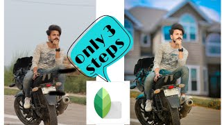 How To Change Background In || Snapseed || Simple Step 2018