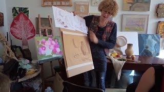 Мастер-класс по рисованию натюрморта мягкими материалами