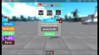 Roblox weight Lifting Simulator 3 All Codes 2019