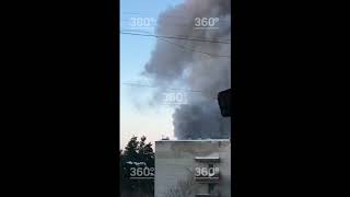 Пожар вынудил жильцов прыгать из окон в подмосковном Раменском