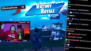 LosPollosTV SHOCKS His Viewers With His Most Impressive Fortnite Win!