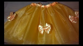 МК юбочка из органзы своими руками карнавальный костюм/organza skirt fox squirrel/Organza Rock
