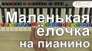Маленькая елочка на пианино