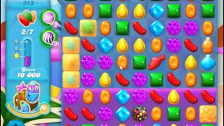 Candy Crush Soda Saga level 313 (3 star, No boosters)