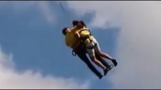 Прыжок с 40 м в тандеме объект "САЖА"