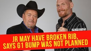 Jim Ross May Have Broken Rib, Says G1 Special Bump Was Not Planned
